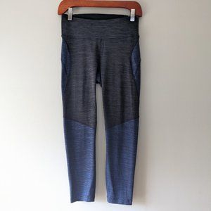 Outdoor Voices | Baltic/Night Two-tone Tech Sweat Crop Size S